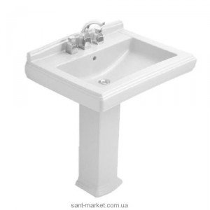 Раковина для ванной на пьедестал Villeroy&Boch коллекция Hommage белая 7101A1R1