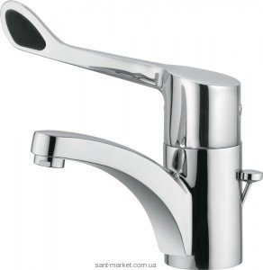 Змішувач для раковини одноважеля з донним клапаном Kludi колекція Medi Care хром 341150534