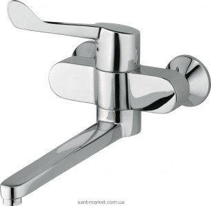 Змішувач для раковини одноважеля настінний Kludi колекція Medi Care хром 349240524