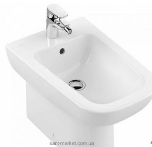 Биде напольное Villeroy&Boch коллекция Joyce 56х37х40 с переливом 54080001