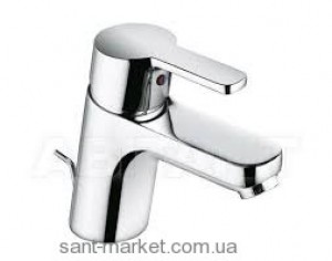 Змішувач для раковини одноважеля з донним клапаном Kludi колекція Logo Neo хром 372820575