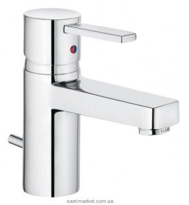 Змішувач для раковини одноважеля з донним клапаном Kludi колекція Zenta XL хром 382600575W