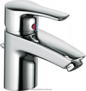 Змішувач для раковини одноважеля з донним клапаном Kludi колекція Tercio хром 381760575