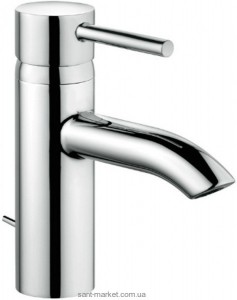 Змішувач для раковини одноважеля з донним клапаном Kludi колекція Bozz хром 382970576