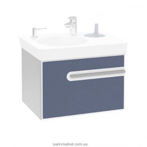 Тумба під раковину Villeroy & Boch Joyce підвісна 61.2x46.3x42 синя B86200MK