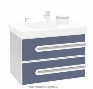 Тумба під раковину Villeroy & Boch Joyce підвісна 76.2x46.3x53.5 синя B86300MK