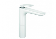 Змішувач для раковини одноважеля високий Kludi колекція Balance білий 522969175