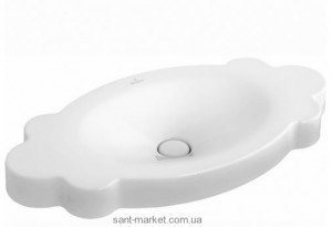 Раковина для ванной накладная Villeroy&Boch коллекция La Belle белая 613785R2