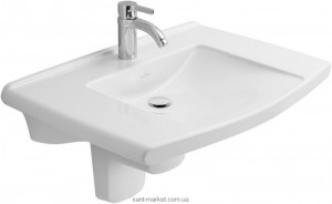 Раковина для ванной подвесная Villeroy&Boch коллекция Lifetime белая 5174V601