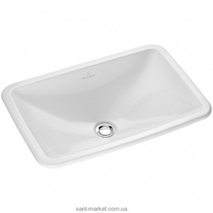 Раковина для ванной встраиваемая Villeroy&Boch коллекция Loop&Friends белая 614500R1