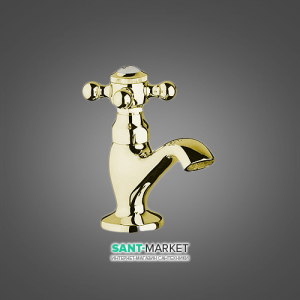 Змішувач для раковини одновентільний Kludi колекція Adlon золото 510144520