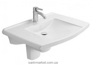 Раковина для ванной подвесная Villeroy&Boch коллекция Lifetime белая 5174V701