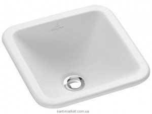 Раковина для ванной встраиваемая Villeroy&Boch коллекция Loop&Friends белая 61562101