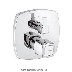 Змішувач з термостатом прихований (вбудований) Kludi колекція Q-Beo хром 508350542