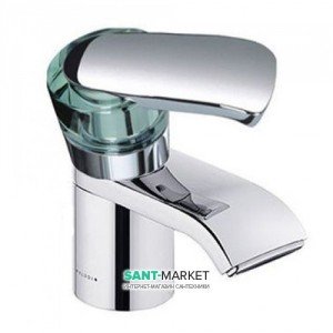 Змішувач для раковини одноважеля каскадний Kludi колекція Joop! хром / кришталь 55030H775