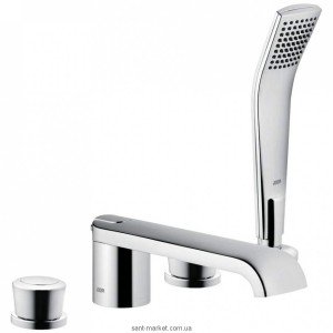 Змішувач двохвентильний на борт ванни з душем Kludi колекція Joop! хром 554250575