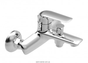 Змішувач одинважільний для ванни з коротким виливом Imprese колекція Nova Opava хром 10075