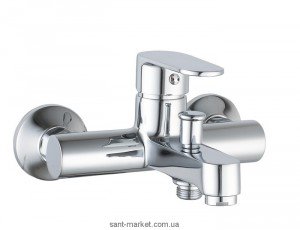 Змішувач одинважільний для ванни з коротким виливом Imprese колекція Lesna хром 10070