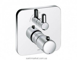 Змішувач для душа вбудований із термостатом Kludi колекція Esprit хром 568350540