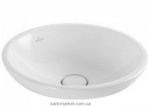 Раковина для ванної накладна Villeroy & Boch колекція Loop & Friends біла 41180101