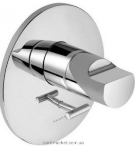 Змішувач з термостатом прихований (вбудований) Kludi колекція New Waves хром 576500575