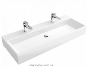 Раковина для ванной подвесная двойная Villeroy&Boch коллекция Memento белая 5133C201