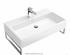 Раковина для ванной подвесная с вешалкой Villeroy&Boch коллекция Memento белая 51338501