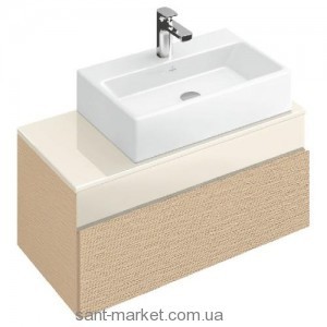 Тумба під раковину Villeroy & Boch Memento підвісна права 80.6x46x37 коричнева C779R0FC