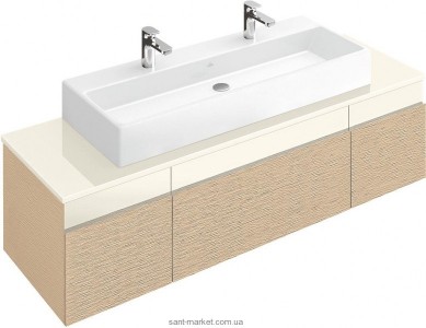 Тумба під раковину Villeroy & Boch Memento підвісна 170.6x53.5x42.5 коричнева C25300FC