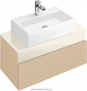 Тумба під раковину Villeroy & Boch Memento підвісна 80.6x46x37 коричнева C780M0FC