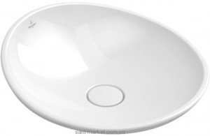 Раковина для ванної накладна Villeroy & Boch колекція My Nature біла 4110453R