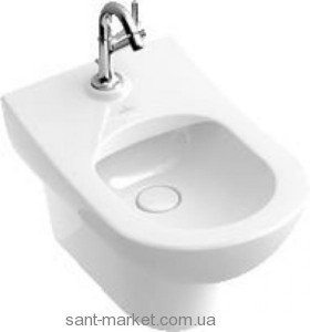 Биде подвесное Villeroy&Boch коллекция My Nature 60х37х41 с переливом 5410003R