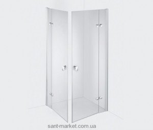 Душові двері в нішу Kludi ESPRIT скляна орні 100х200 56T1099R