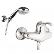 Смеситель для душа настенный однорычажный Fiore коллекция Jafar с душевым набором хром 47ZZ5125