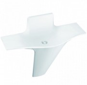 Раковина для ванної Marmorin Atami 100х38,7 см литий камінь білий 465 100 020 xx x