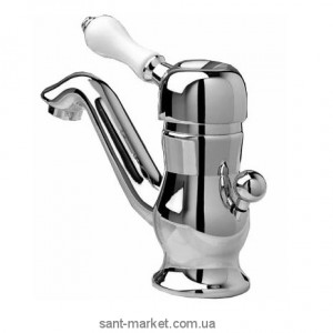 Змішувач для раковини одноважеля TREEMME колекція Picadilly хром / білий 2110СС