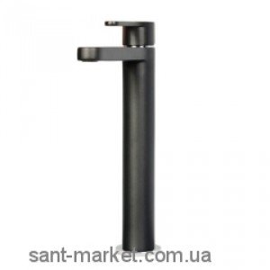 Змішувач для раковини одноважеля високий TREEMME колекція Klab хром / чорний 2718NC