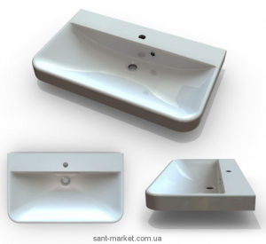 Раковина для ванной подвесная Marmite коллекция Carla белая 01056121103