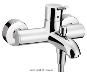 Змішувач одинважільний для ванни з коротким виливом Hansgrohe колекція Fina хром 15114000