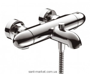 Змішувач з термостатом двухвентильний Hansgrohe колекція Ecomax хром 13354000