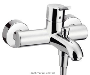 Змішувач одинважільний для ванни з коротким виливом Hansgrohe колекція Fina хром 15114000