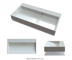 Раковина для ванной на тумбу Буль-Буль коллекция Ashley белая 2809101