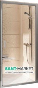 Душевая дверь в нишу Ravak Blix BLDP2 стеклянная раздвижная 110х190 0PVD0C00Z1