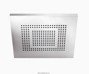 Верхній душ вбудований в стелю Dornbracht колекція Big Rain хром 41 400 979-85