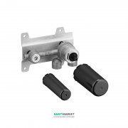 Скрытая часть смесителя для раковины Dornbracht настенный ручка справа хром 35 806 970 90