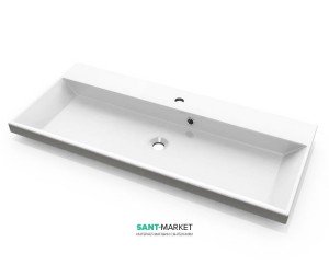 Раковина для ванної вбудована Буль-Буль колекція Laurine біла 1999101