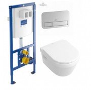 Унитаз подвесной Villeroy&Boch Omnia Architectura 5684H101 + Сиденье + Инсталляция ViConnect 92246100 + Кнопка смыва 92249061