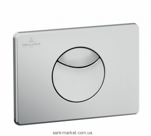 Villeroy & Boch ViConnect Е100 Клавіша змиву хром матовий 92248569