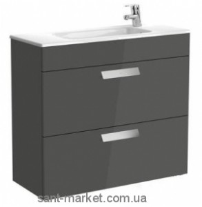 Тумба з раковиною Roca Debba підвісна 79х36х72 антрацит A855907153