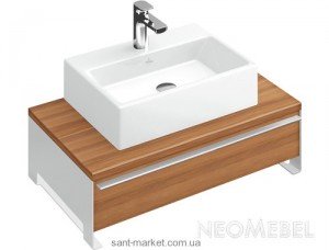 Тумба під раковину Villeroy & Boch Shape підвісна 75x50х23 коричнева C513EHEH